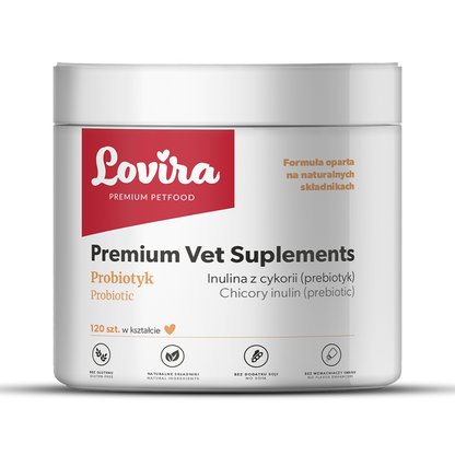 Suplement z probiotykiem dla psa – miękkie kąski 360 g