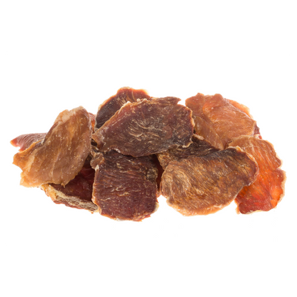 Naturalny przysmak dla psa – płaty suszonej wieprzowiny 100g