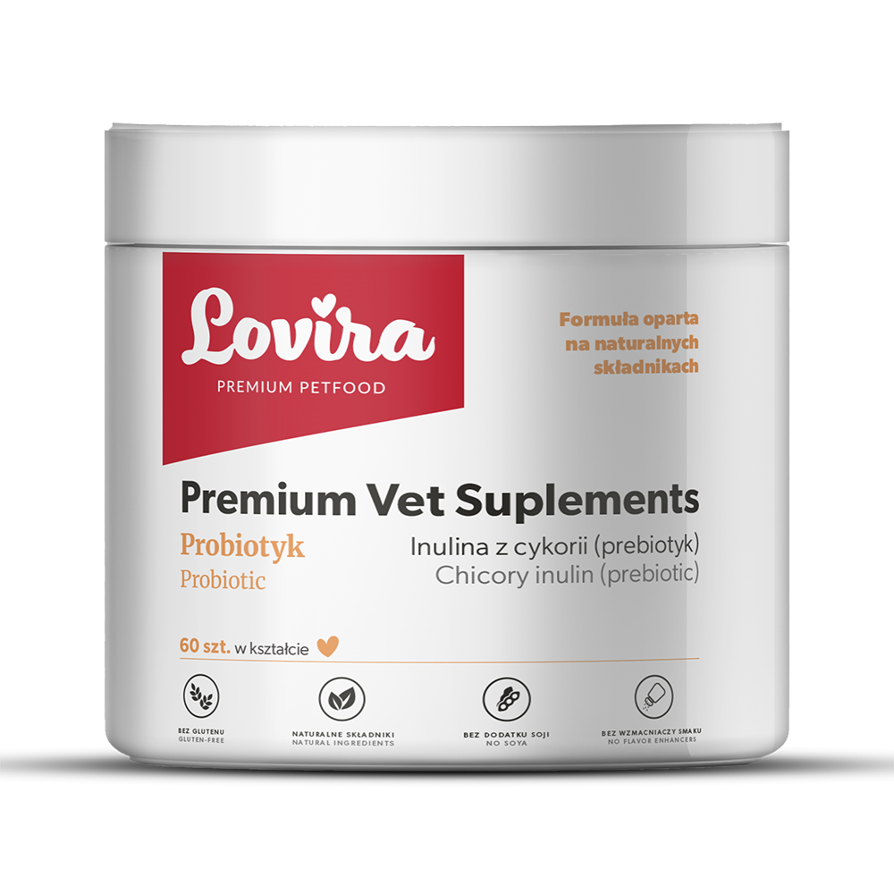 Suplement z probiotykiem dla psa – miękkie kąski 180 g