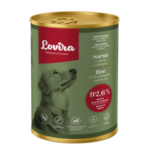 Zestaw 6 puszek karmy mokrej dla psa z sarny 2,4 kg - monobiałkowa, hipoalergiczna karma Lovira