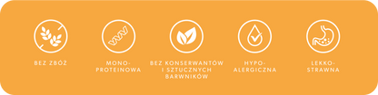 Mokra karma dla psa z jelenia 400g – monobiałkowa, hipoalergiczna karma Lovira