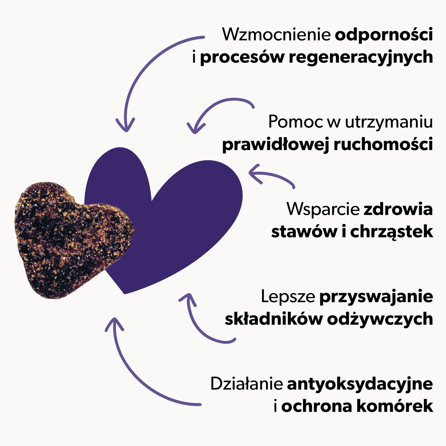 Suplement na stawy i kości dla psa – miękkie kąski 360 g