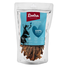 Naturalny przysmak dla psa – paski suszonej jagnięciny 80g