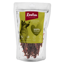 Naturalny przysmak dla psa – paski suszonej dziczyzny 80g