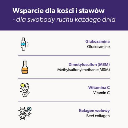 Suplement na stawy i kości dla psa – miękkie kąski 180 g