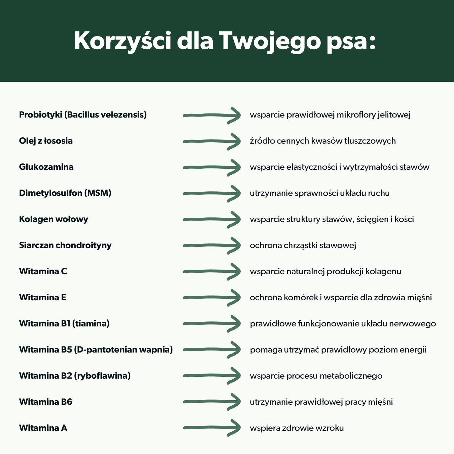 Suplement dla psa witaminy 8w1 – miękkie kąski 180 g