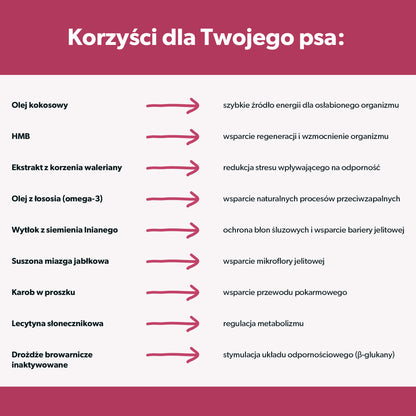 Suplement na wsparcie odporności dla psa – miękkie kąski 180 g