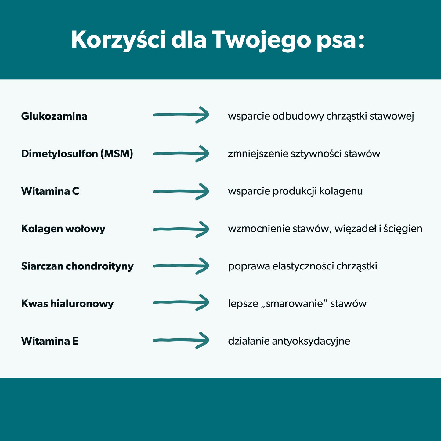 Suplement na stawy i kości + kwas hialuronowy dla psa – miękkie kąski 180 g