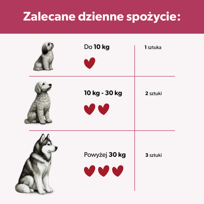 Suplement na wsparcie odporności dla psa – miękkie kąski 180 g