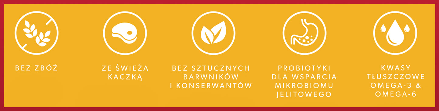 Sucha karma dla psa z kaczką 3kg – bezzbożowa Lovira