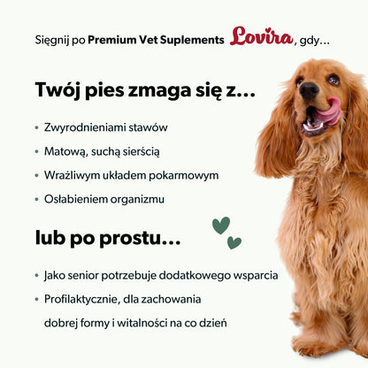 Suplement dla psa witaminy 8w1 – miękkie kąski 180 g