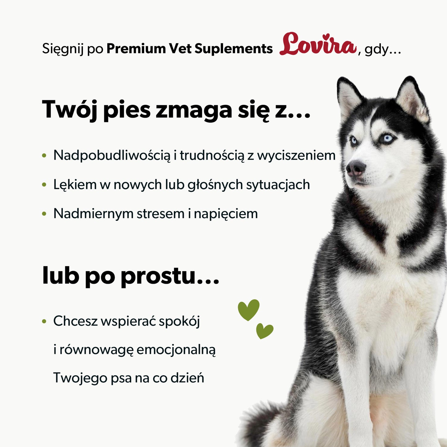 Suplement na uspokojenie dla psa – miękkie kąski 360 g