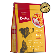 Sucha karma dla psa z kaczką 3kg – bezzbożowa Lovira