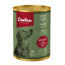 Mokra karma dla psa z sarny 400g – monobiałkowa, hipoalergiczna karma Lovira