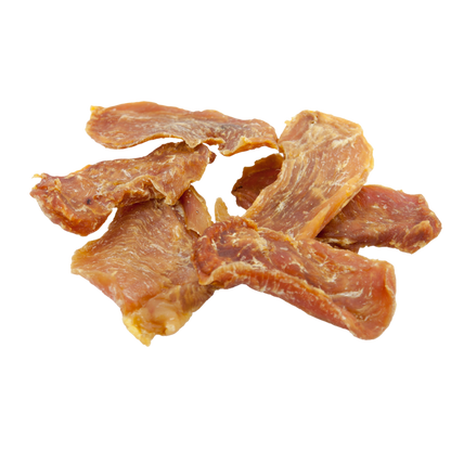 Naturalny przysmak dla psa – płaty suszonego indyka 100g