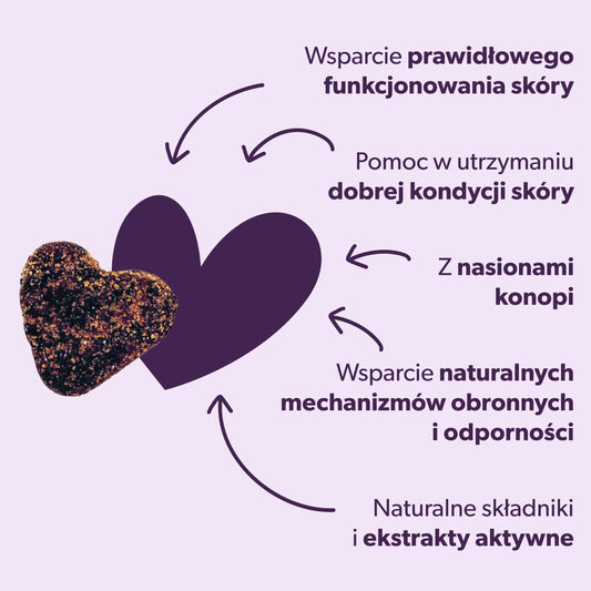 Suplementy na alergię u psa – miękkie kąski 360g