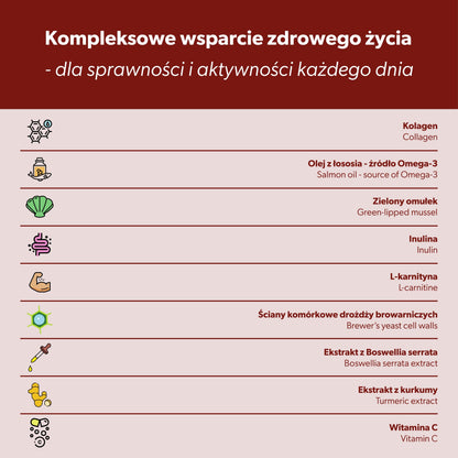 Suplement dla psa seniora wspierający zdrowe życie – miękkie kąski 360g