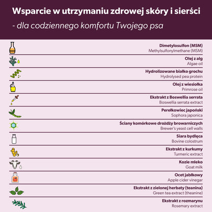 Suplement na świąd u psa – miękkie kąski 360 g