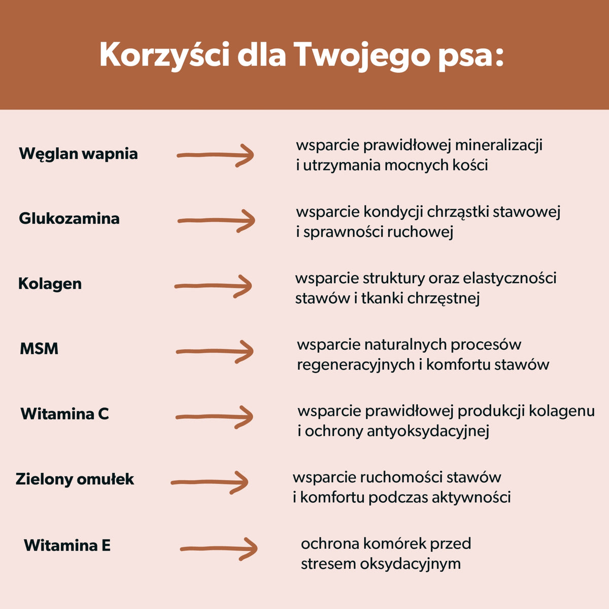 Funkcjonalne przysmaki treningowe dla psa z glukozaminą – miękkie kąski 180g