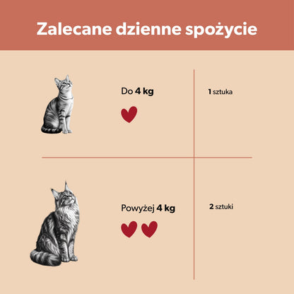 Suplement na układ moczowy i nerki dla kota – miękkie kąski 180 g