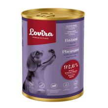 Mokra karma dla psa z bażanta 400g – monobiałkowa, hipoalergiczna karma Lovira